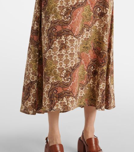 Robe midi Calais en soie - Ulla Johnson - Modalova