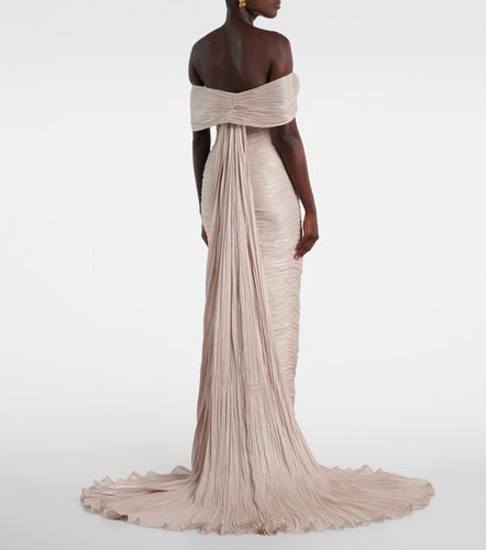 Robe longue à encolure bardot - Marmar Halim - Modalova