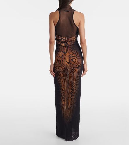 Robe longue Wood imprimée - Jean Paul Gaultier - Modalova