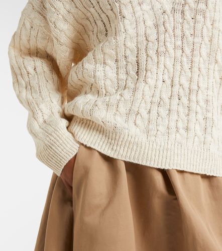 Pull en chanvre, soie et coton à sequins - Brunello Cucinelli - Modalova
