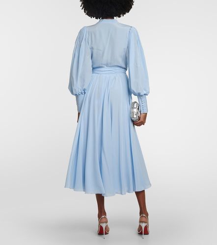 Costarellos Robe midi en soie - Costarellos - Modalova