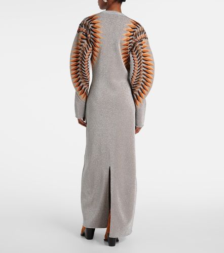 Rabanne Robe longue en jacquard - Rabanne - Modalova