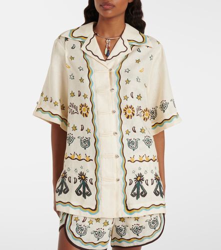 Alémais Chemise Antoinette imprimée en lin - Alemais - Modalova