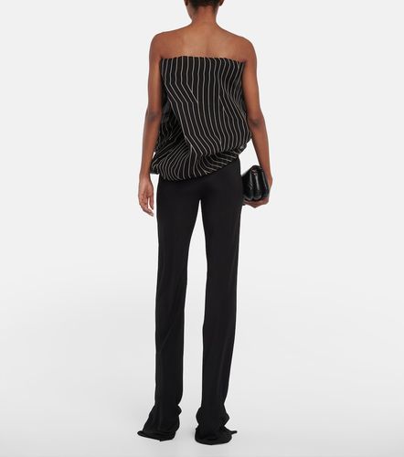 Top bustier rayé en soie - Rick Owens - Modalova