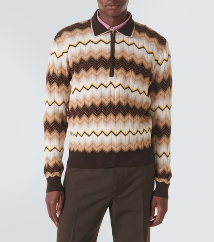 Pull Zigzag en coton et laine - Missoni - Modalova