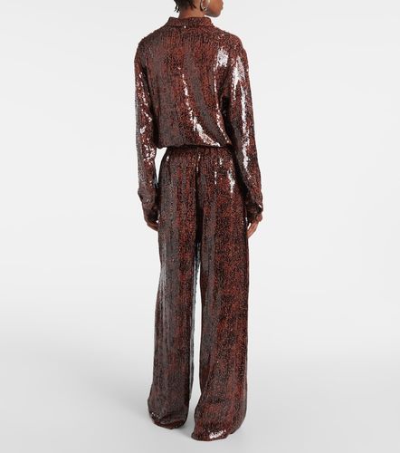 Pantalon ample à sequins - Dries Van Noten - Modalova