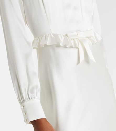 Robe midi en satin de soie - Alessandra Rich - Modalova