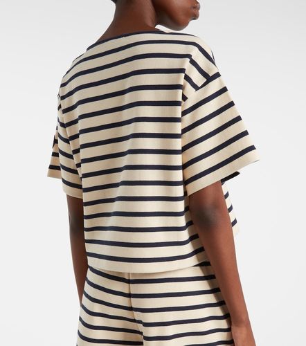 Moncler T-shirt rayé en coton - Moncler - Modalova