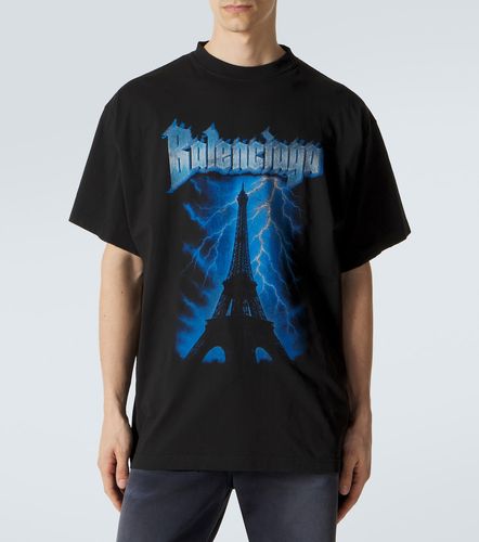 T-shirt imprimé en coton - Balenciaga - Modalova