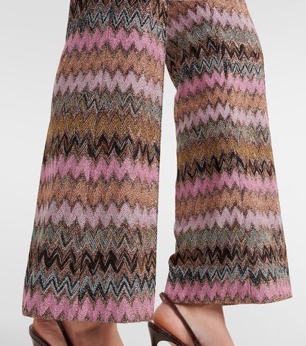 Pantalon évasé Zig Zag métallisé - Missoni - Modalova