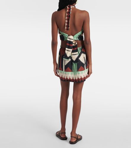 Johanna Ortiz Robe imprimée en lin - Johanna Ortiz - Modalova