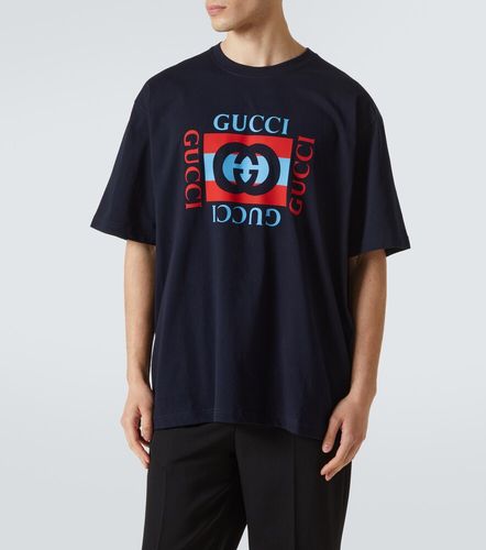 Gucci T-shirt en coton à logo - Gucci - Modalova