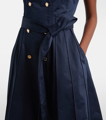 Robe midi en satin de coton mélangé - Carolina Herrera - Modalova