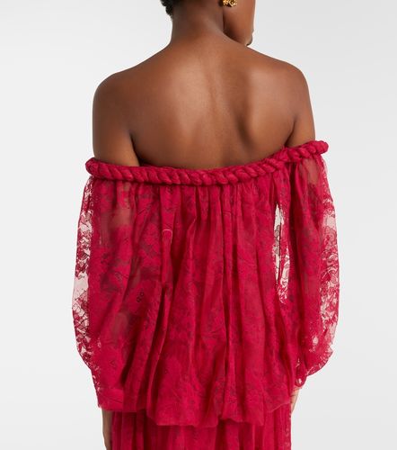 Robe longue Luna en dentelle à fleurs - Zimmermann - Modalova