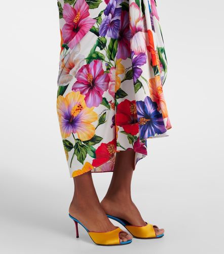 Dolce&Gabbana Robe midi à fleurs - Dolce&Gabbana - Modalova