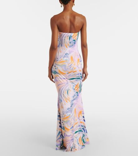 Robe longue bustier Elodie à imprimé - Alexandra Miro - Modalova