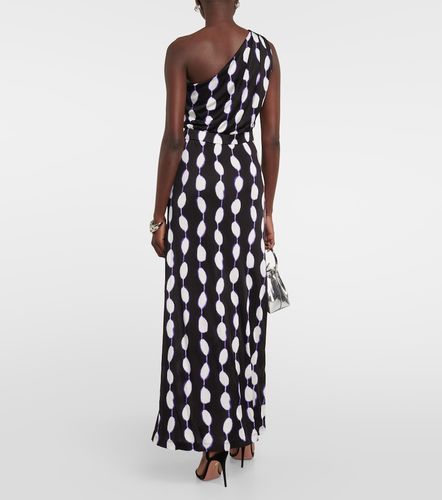 Robe longue asymétrique Kiera imprimée - Diane von Furstenberg - Modalova