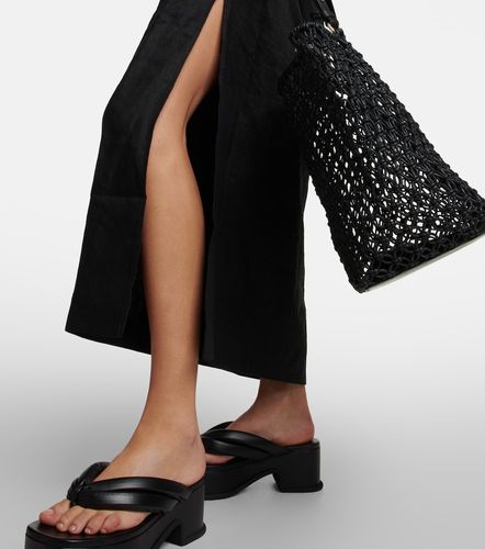 SIR Robe longue asymétrique en lin - SIR - Modalova