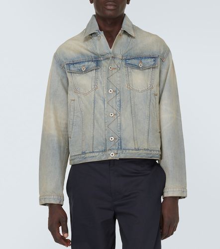 Veste Drawn Varsity en denim brodée - Kenzo - Modalova