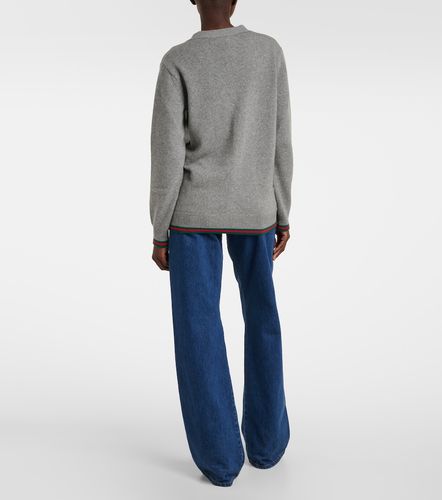 Cardigan Web en laine et cachemire - Gucci - Modalova