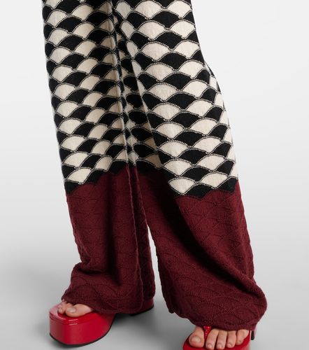Pantalon ample Lounge à taille haute en laine - La DoubleJ - Modalova