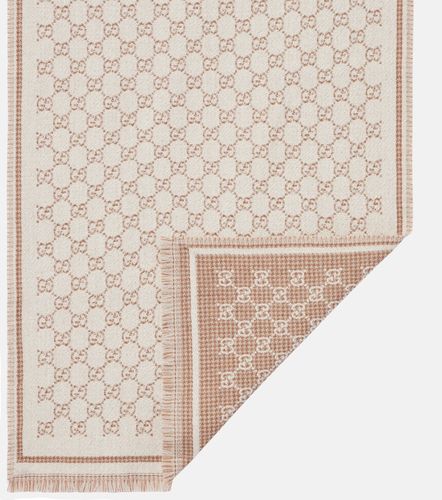 Écharpe GG en jacquard de laine mélangée - Gucci - Modalova