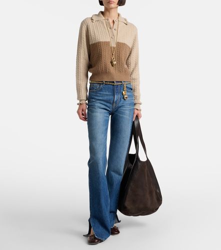 Chloé Pull polo en laine et cachemire - Chloe - Modalova