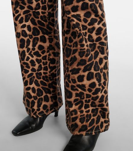 Pantalon ample à motif léopard - Veronica Beard - Modalova