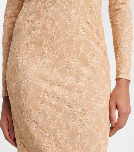 Robe midi en dentelle - Alessandra Rich - Modalova