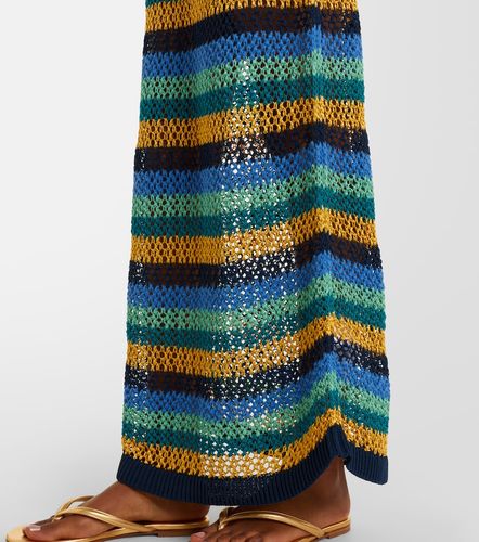 Robe longue rayée en coton mélangé - Etro - Modalova