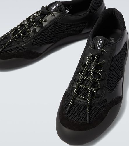 Baskets Speedrock à finitions en cuir - Prada - Modalova