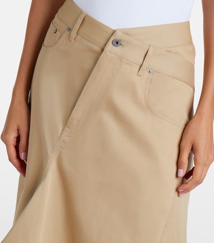 Jupe midi asymétrique en coton - Loewe - Modalova