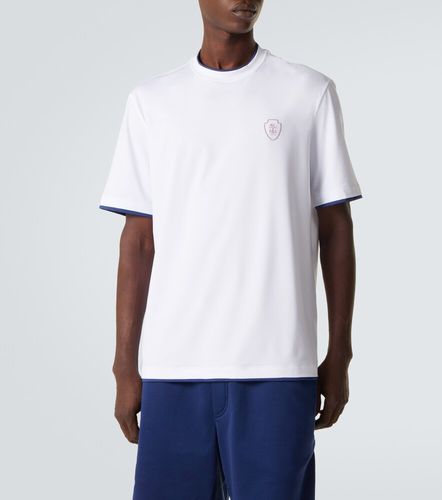 T-shirt en coton à logo - Brunello Cucinelli - Modalova