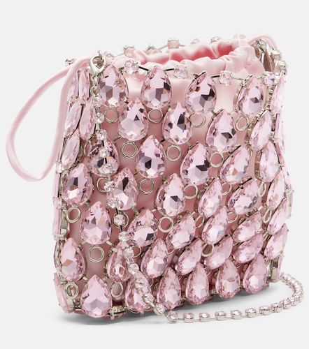Pochette Mini en maille métallique - Self-Portrait - Modalova