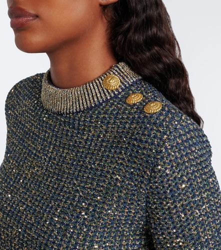 Balmain Pull en lamé à sequins - Balmain - Modalova