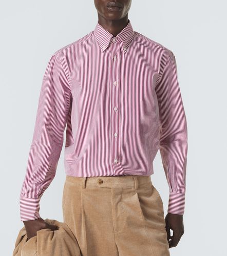 Chemise en coton à rayures - Brunello Cucinelli - Modalova