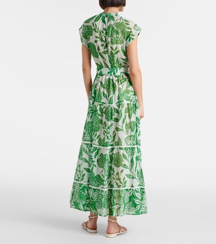 Robe longue Kora imprimée en coton - Poupette St Barth - Modalova