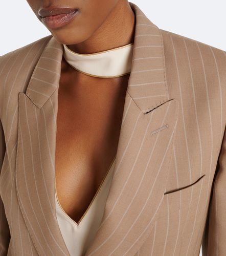 Blazer en laine vierge à rayures - Valentino - Modalova