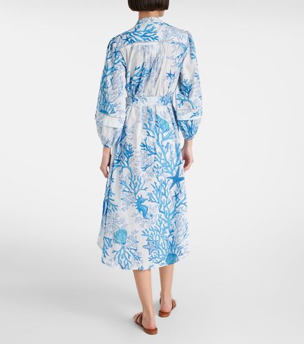 Robe chemise Cathy imprimée en coton - Poupette St Barth - Modalova