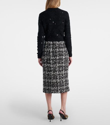 Cardigan en laine mélangée à sequins - Dolce&Gabbana - Modalova