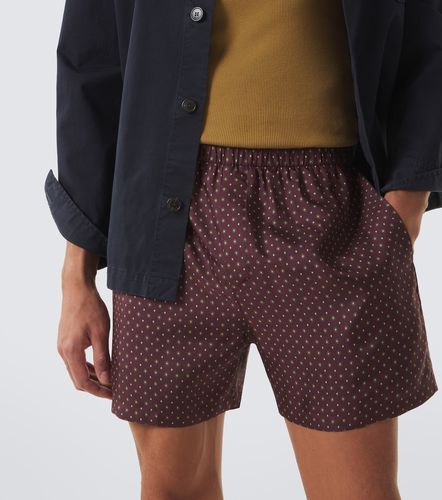 Saint Laurent Short en soie à pois - Saint Laurent - Modalova
