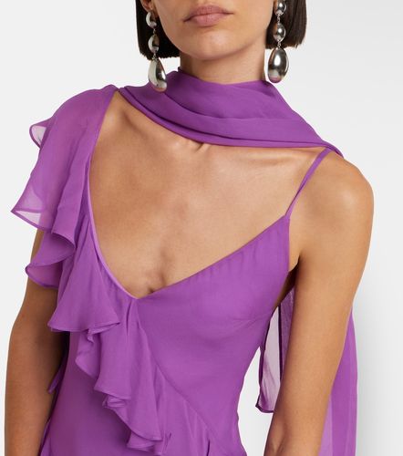 Robe longue Mayara en georgette - De La Vali - Modalova