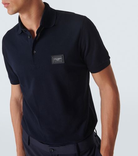 Dolce&Gabbana Polo à plaque - Dolce&Gabbana - Modalova
