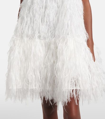 Robe de mariée Odette en soie et plumes synthétiques - Roksanda - Modalova