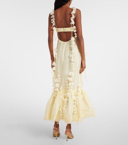 Robe midi Dawning en lin et soie - Zimmermann - Modalova