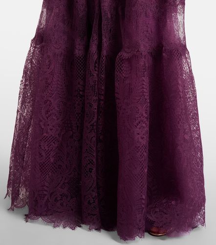 Costarellos Robe longue en dentelle - Costarellos - Modalova