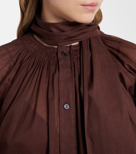 Blouse en coton à col lavallière - Plan C - Modalova