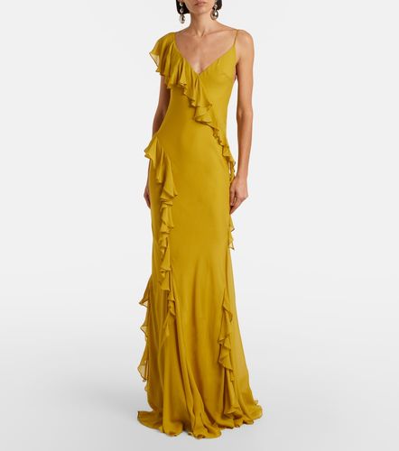 Robe longue Mayara en georgette - De La Vali - Modalova