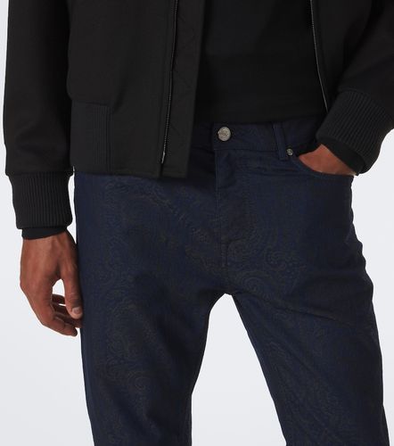 Pantalon slim en jacquard de coton mélangé - Etro - Modalova