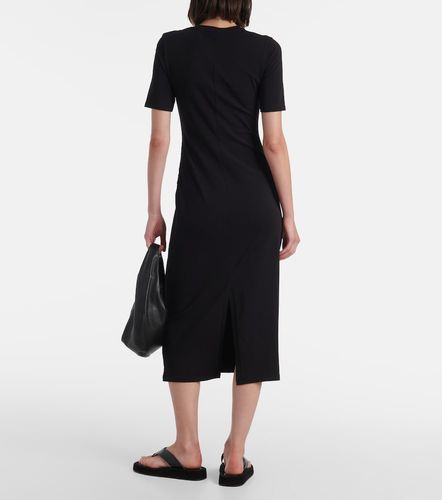 Vince Robe midi en coton mélangé - Vince - Modalova